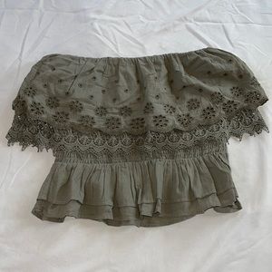 American Eagle Cropped Strapless Top, NWT